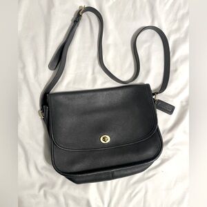 Vintage black Coach City Bag